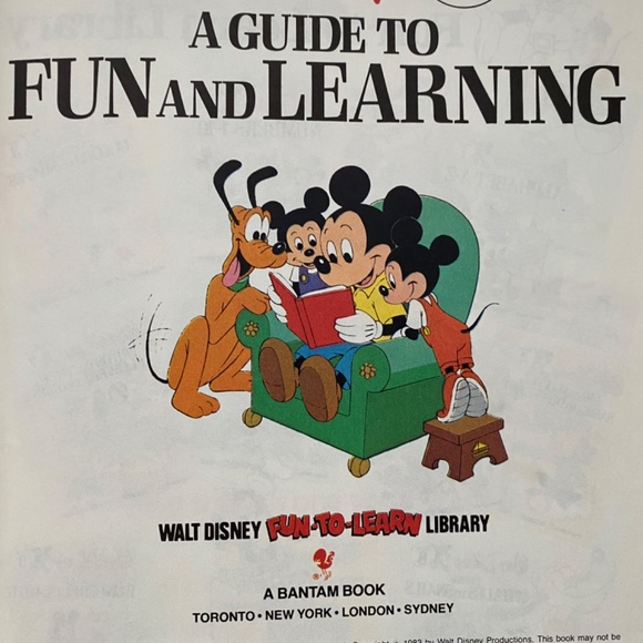 Vintage Walt Disney A Guide To Fun And Learning book Volume 19 - Picture 2 of 3